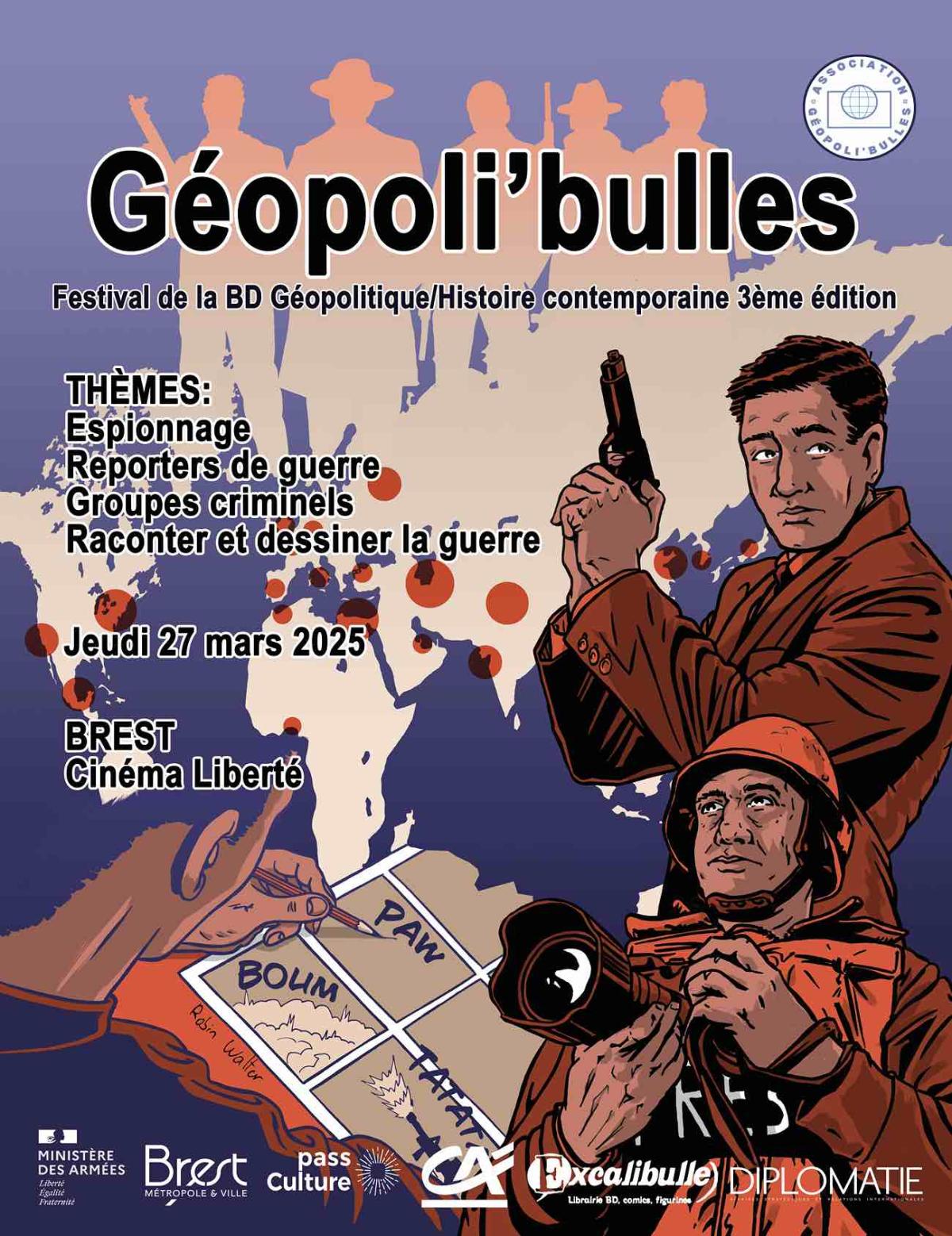 Festival Géopoli'bulles 2025 : une immersion dans la géopolitique par le 9e art